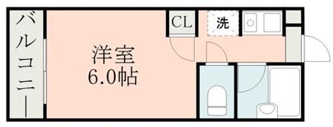 キャッスルマンションの間取り画像