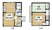 戸建て上目黒3丁目の間取り画像