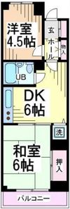 武蔵野第1パークマンションの間取り画像