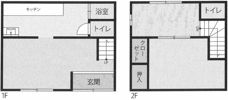 貸家 神戸市東灘区住吉宮町の間取り画像