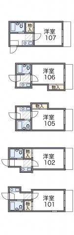 レオパレス加古川第7の間取り画像