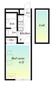 レオパレスさくら小町の間取り画像