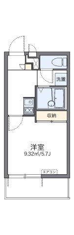 レオパレスアトレの間取り画像