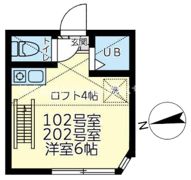 ユナイト田浦キャンドラーの間取り画像
