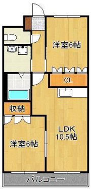 Slow Hand壱番館の間取り画像