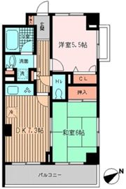 ラポール三田の間取り画像