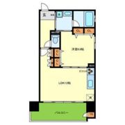 ディアステージ夕陽丘ソシエールの間取り画像