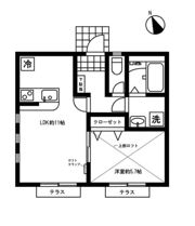 メゾンソレイルの間取り画像