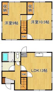 中尾1丁目戸建の間取り画像