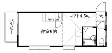 パステル祝谷の間取り画像