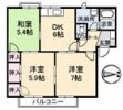 フレグランス塚本 A棟の間取り画像