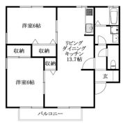 カーサマリエールC棟の間取り画像