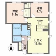 クレアガーデン A棟・B棟の間取り画像