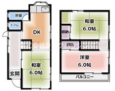 池田1丁目貸家の間取り画像