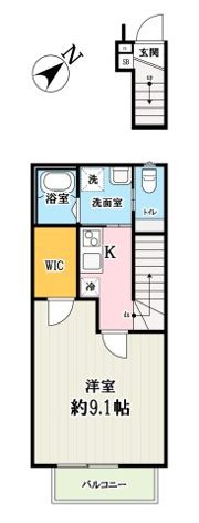 (仮称)調布市国領町五丁目長屋の間取り画像