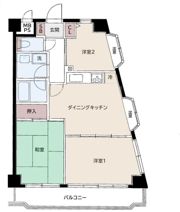 ライオンズマンション金沢八景第12の間取り画像
