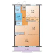 クリエストタウン 江端の間取り画像