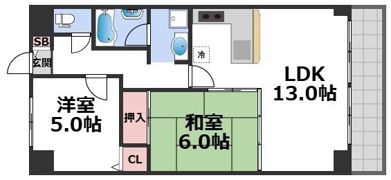 PRIVE JOTO-CHUOの間取り画像