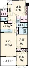 クリオ東小金井パークフロントの間取り画像