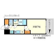 リッツ新大阪の間取り画像