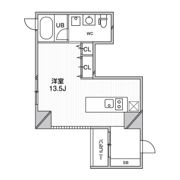 ルクレ堺筋本町レジデンスの間取り画像