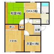 グリーンハイツ藤沢の間取り画像