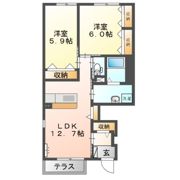 ハイムガーデンⅢの間取り画像