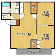 アンジェリカC棟の間取り画像