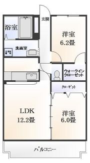 パームサイトの間取り画像