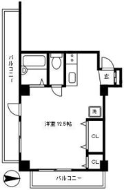 パレス代々木の間取り画像