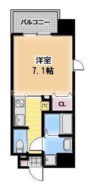 フォレストガーデン天満橋の間取り画像