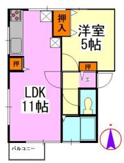 サンライズ大磯の間取り画像
