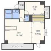 ルリーフ江坂の間取り画像