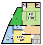守口市祝町戸建の間取り画像