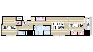 プリオーレ三宮の間取り画像