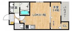 MOVE宇品御幸NEOの間取り画像