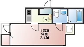 ベイルーム横須賀中央の間取り画像