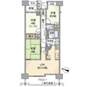 ヒルズシンフォニア北浦和の間取り画像