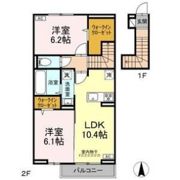 D-ROOMあさかやⅡの間取り画像