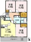 コージーコートの間取り画像