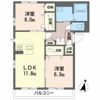 ベレオ新蔵の間取り画像