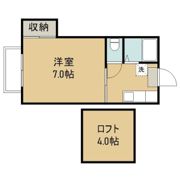 プリンスコート苦竹Aの間取り画像