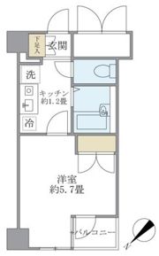 KDXレジデンス横浜関内の間取り画像