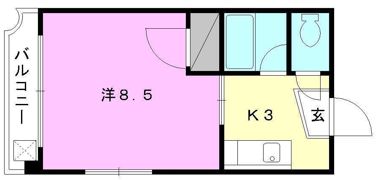 レーベンイケダ第3 ビルの間取り画像