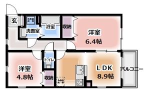 riviere 庄の間取り画像