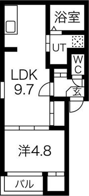 ラメールIの間取り画像