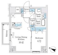 プライムブリス板橋本町の間取り画像