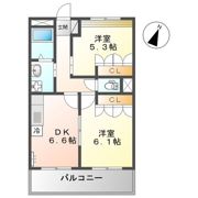 エバーグリーンの間取り画像