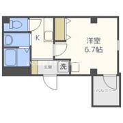 ラ・フォルム与力レジデンスの間取り画像