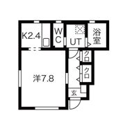 grand parace浪江Ⅱの間取り画像